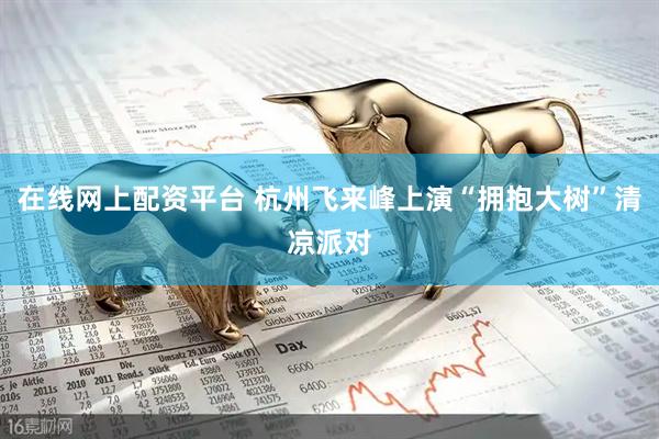 在线网上配资平台 杭州飞来峰上演“拥抱大树”清凉派对